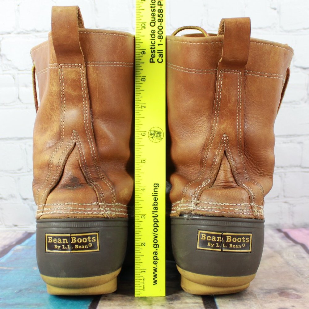 LL BEAN Uninsulated Ankle Duck Bean Boot size 10 - Picture 6 of 11
